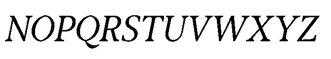 Abadal Regular Fine Round Italic Font UPPERCASE