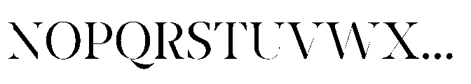Abadal Regular Fine Round Font UPPERCASE