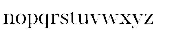 Abadal Regular Fine Round Font LOWERCASE