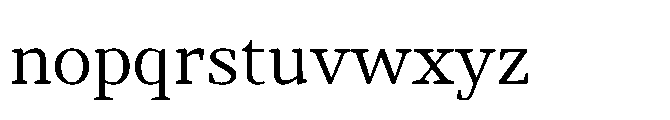 Abadal Regular Font LOWERCASE