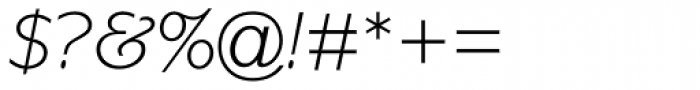 Abadi MT ExtraLight Italic Font OTHER CHARS