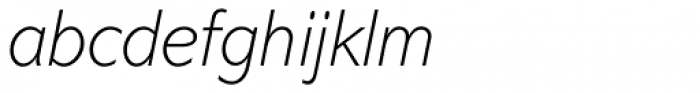 Abadi MT ExtraLight Italic Font LOWERCASE
