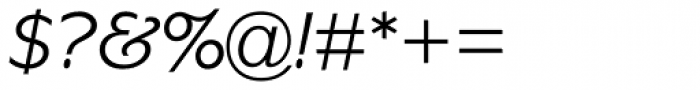 Abadi MT Light Italic Font OTHER CHARS