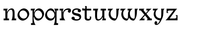 Abanoz Regular Font LOWERCASE
