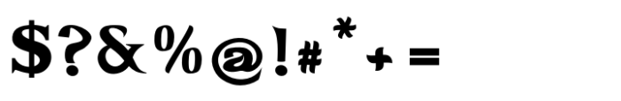 Abbatya Black Font OTHER CHARS