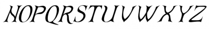 Abbatya Italic Font UPPERCASE