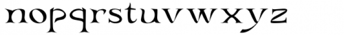 Abbatya Regular Font LOWERCASE