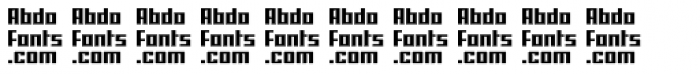 Abdo Line Bold Font UPPERCASE