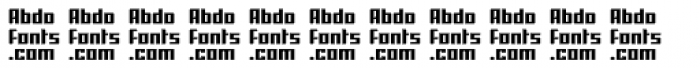 Abdo Screen Thin Font UPPERCASE