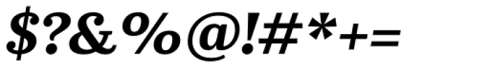 Abelard Bold Italic Font OTHER CHARS