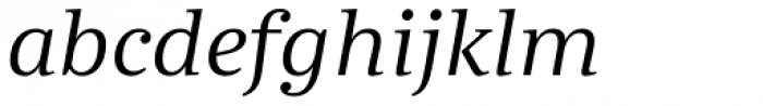 Abelard Italic Font LOWERCASE