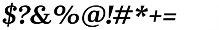 Abelard Semibold Italic Font OTHER CHARS