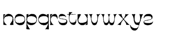 Abeleo Rough Regular Font LOWERCASE