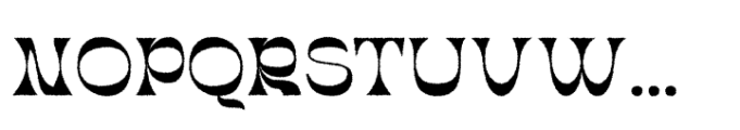 Abeleo Rough Font UPPERCASE