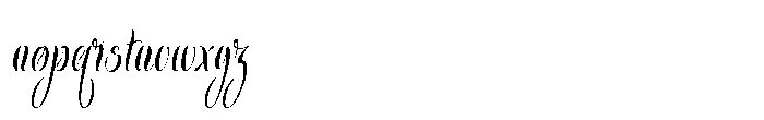 Abellona Italic Font LOWERCASE