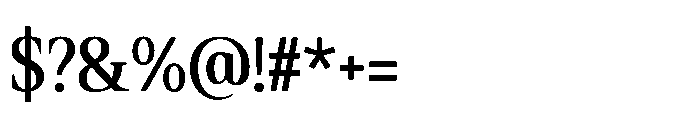 Aberoz Font OTHER CHARS