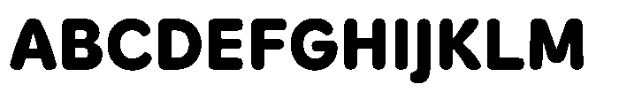 Abesoft Bold Font UPPERCASE