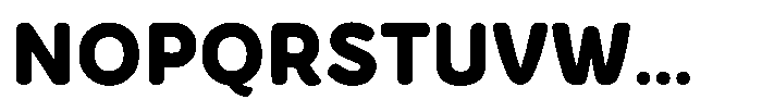 Abesoft Bold Font UPPERCASE