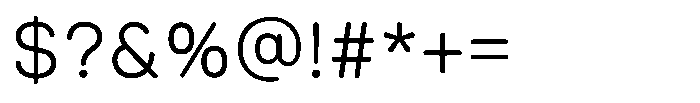 Abesoft Light Font OTHER CHARS