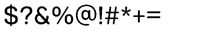 Abesoft Regular Font OTHER CHARS