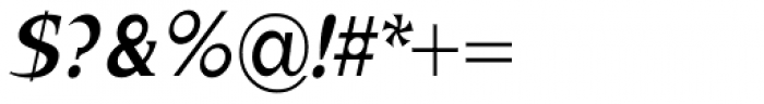 Abetka Italic Font OTHER CHARS