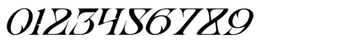 Abho Luxury Italic Font OTHER CHARS