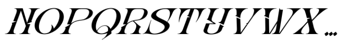 Abho Luxury Italic Font LOWERCASE