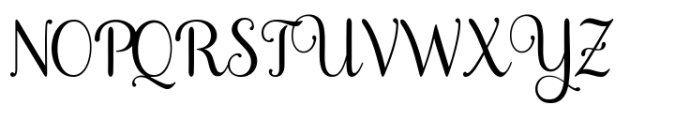 Abigaisa Regular Font UPPERCASE