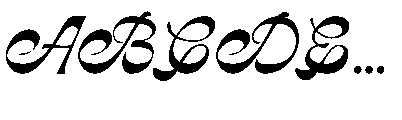 Abiglia Font UPPERCASE