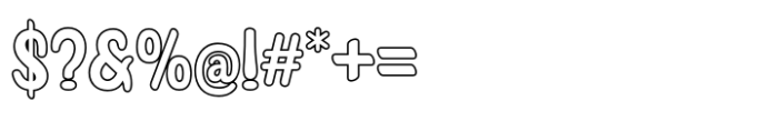 Abintqi Outline Font OTHER CHARS