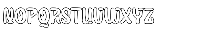 Abintqi Outline Font UPPERCASE