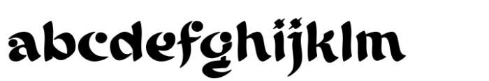 Abisan Bihoc Font LOWERCASE