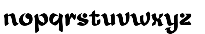 Abisan Bihoc Font LOWERCASE