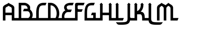 Abizhar Font UPPERCASE