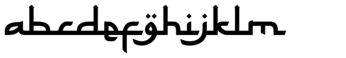 Abizhar Font LOWERCASE