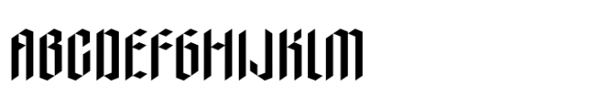 Abkad Regular Font UPPERCASE