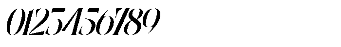 Abogia Italic Font OTHER CHARS