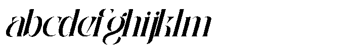 Abogia Italic FONT