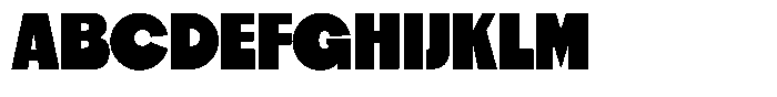 Abolda Font UPPERCASE