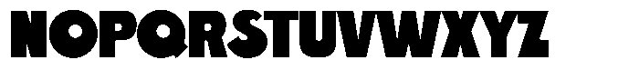 Abolda Font UPPERCASE
