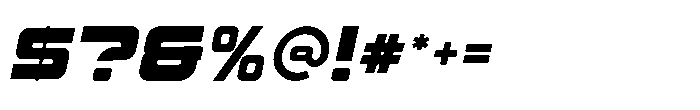 Aboro Italic Font OTHER CHARS