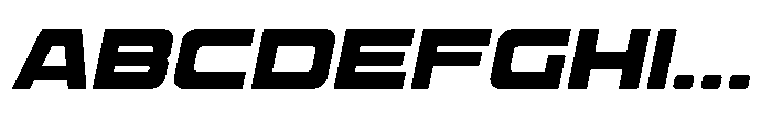 Aboro Italic Font UPPERCASE