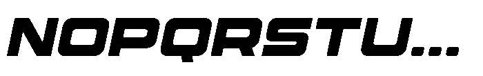Aboro Italic Font UPPERCASE