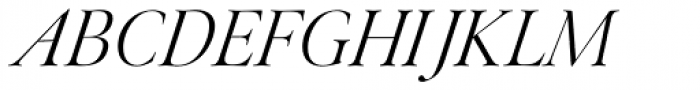 Above the Beyond Serif Italic Font UPPERCASE