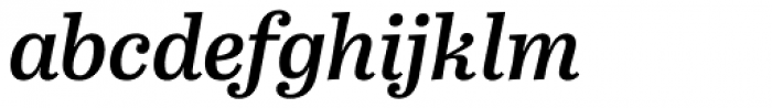 Abril Text SemiBold Italic Font LOWERCASE
