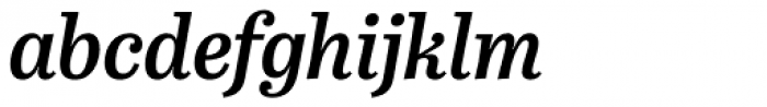 Abril Titling Narrow SemiBold Italic Font LOWERCASE