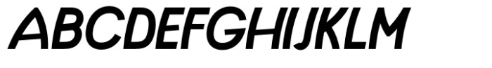 Abrundo Bold Italic Font UPPERCASE