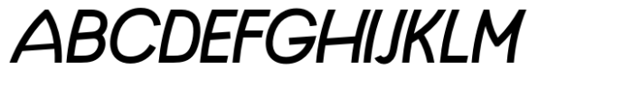 Abrundo Italic Font UPPERCASE