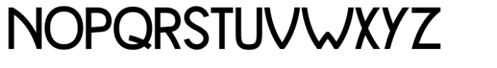Abrundo Regular Font UPPERCASE