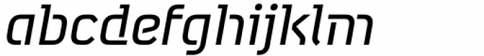 Absentia Display Regular Italic Font LOWERCASE